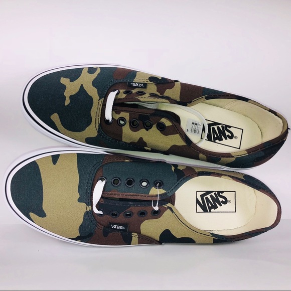 vans woodland camo authentic